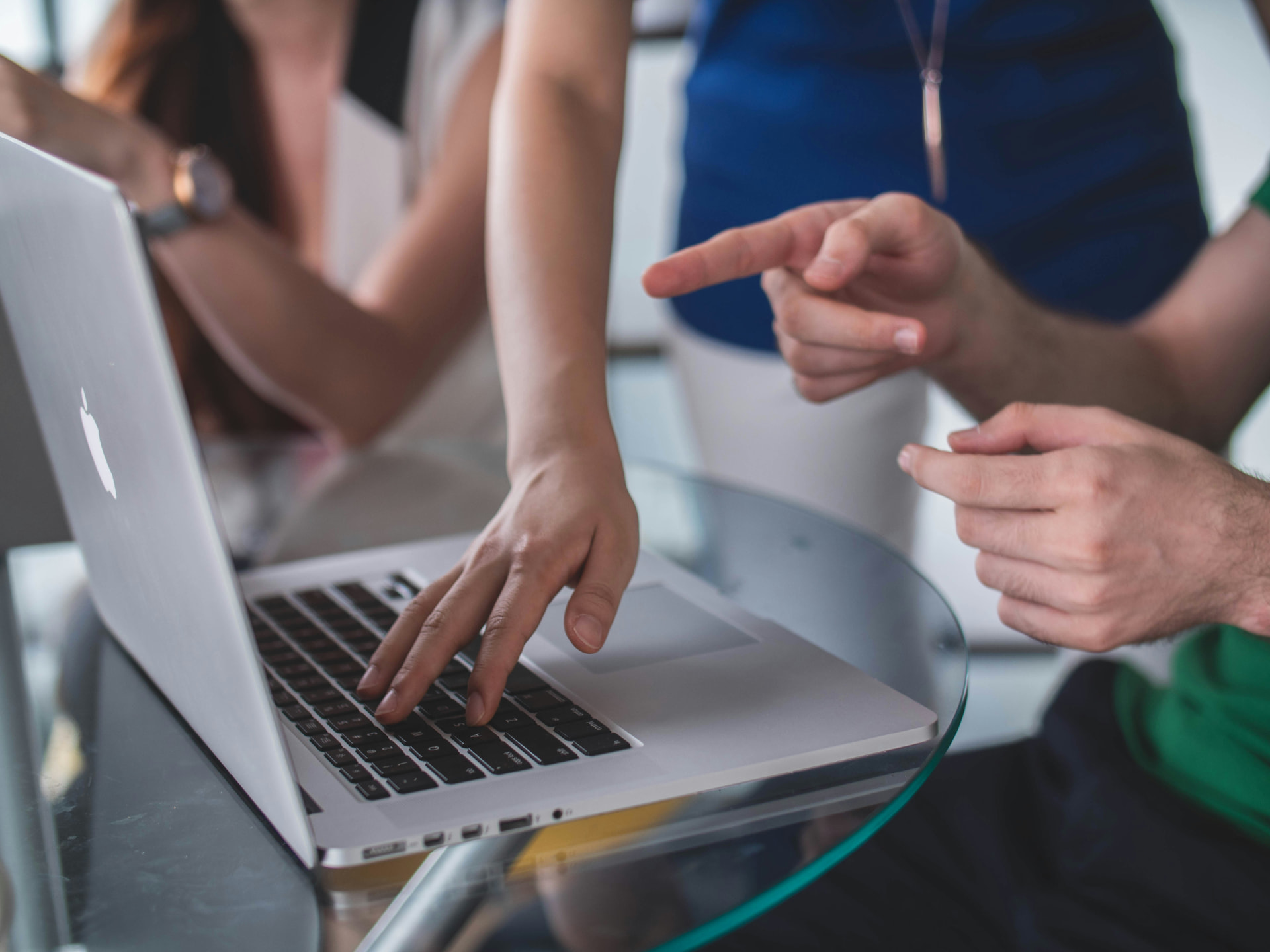 Forward-deployed enablement team working with a customer